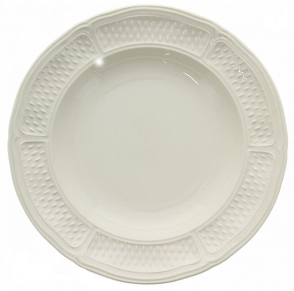 Тарелка для супа набор 4 ШТ.., PONT AUX CHOUX BLANC, Д 24,2 см,, GIEN