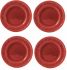 Набор тарелок обеденных 4 шт.. PONT AUX CHOUX RUBIS красный, Д27,5 см., GIEN, 1166B4A434