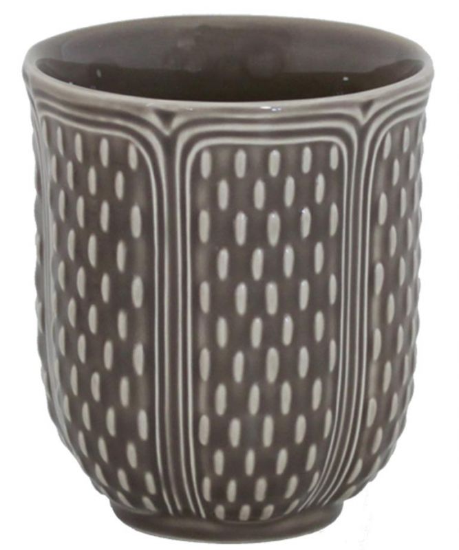 Чашка чайная без ручки  TAUPE PONT AUX CHOUX GOBELETS A THE, 270 мл, - В 9,5 см, GIEN