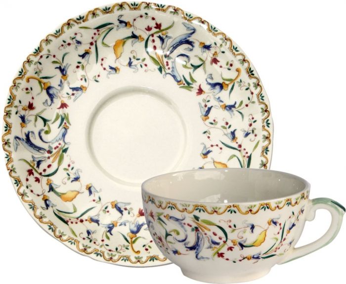 Набор из 2-х чашек с 2-мя блюдцами TOSCANA 300 мл, Д18 см