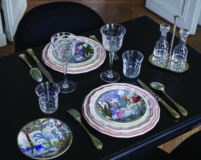 Набор десертных тарелок 4 ШТ.., LE JARDIN DU PALAIS, Д 22 см,, GIEN