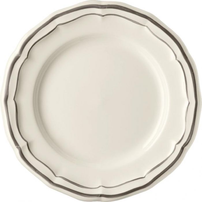 Набор тарелок для канапе 4 шт 16,5 см., FILET TAUPE, GIEN, 1692B4A522 
