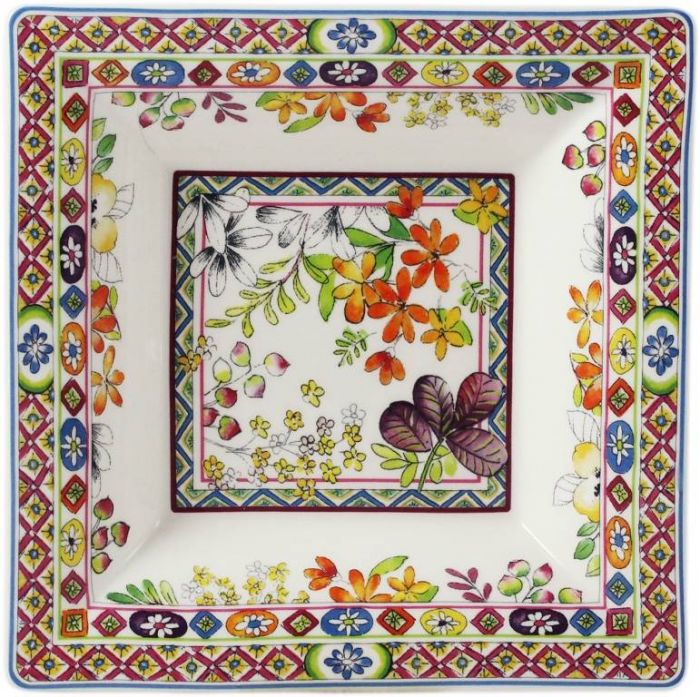 Блюдо квадратное 17 X 17 см,,, BAGATELLE, GIEN