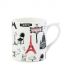 Кружка 255 мл., - В9,5 см., Ca C Est Paris, GIEN, 1826CMUG48