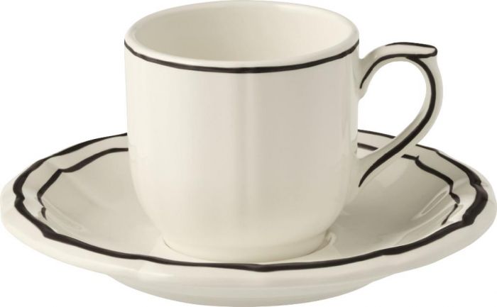 Кофейная пара FILET MANGANESE, 85 мл,, Д  14 см,,  GIEN