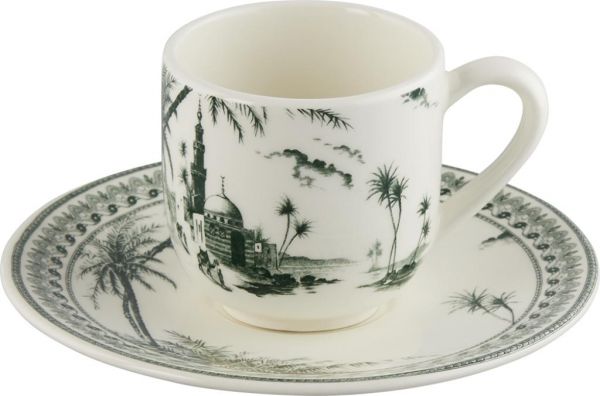 Кофейная пара для эспрессо LES DEPAREILLEES VERT, 80 МЛ 12,9 СМ GIEN