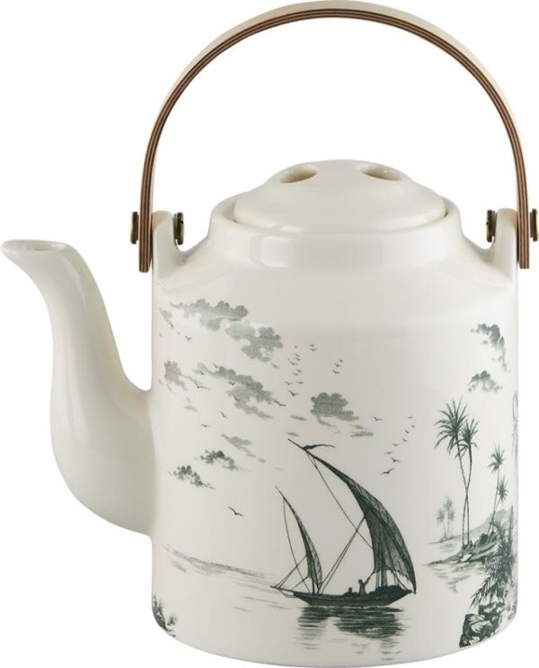 Чайник Восточный пейзаж , LES DEPAREILLEES VERT, 900 мл,, GIEN