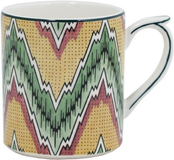 Кружка зигзаг DOMINOTE, 25,5 cl - H 9,5 cm GIEN