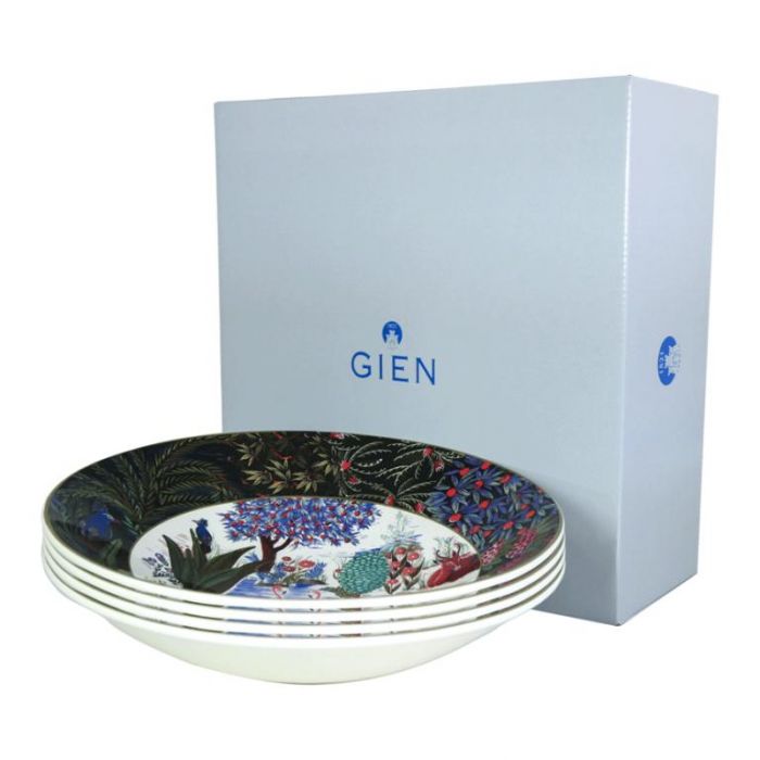 Набор тарелок суп / паста 4 ШТ.., LE JARDIN DU PALAIS, Д 27,4 см,,, H 6 см,, GIEN