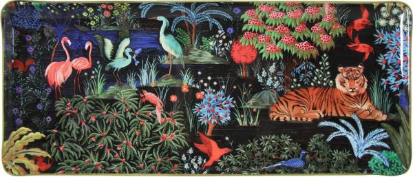 Блюдо прямоугольное LE JARDIN DU PALAIS, 36 X 15,5 см,, GIEN