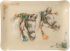 Поднос , акрил, маленький Лошади ветра, 37 X 28,3 cm, арт,8009CVPMPL ,CHEVAUX DU VENT, GIEN