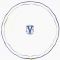 Тарелка обеденная "V", FILET MANGANESE MONOGRAMME, Д 26 cm GIEN