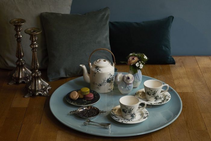 Поднос , акрил,  LES OISEAUX, 37 X 28,3 cm GIEN