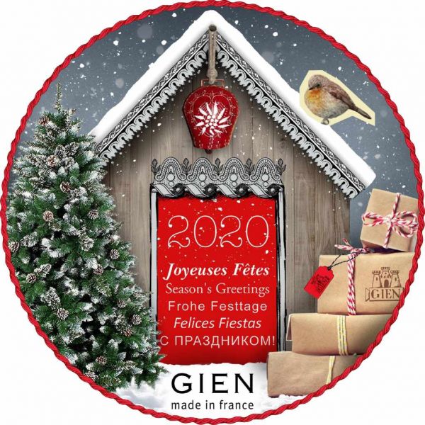 Тарелка десертная Nol Chalet 2020 , 22,5 см., GIEN,