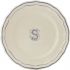 Тарелка для канапе / хлеба"S", FILET MANGANESE MONOGRAMME, Д 16,5 cm GIEN