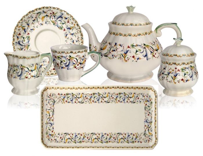 Сервиз чайный Gien Тоскана №3 на 4 персоны 12 предметов