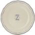 Тарелка для канапе / хлеба"Z", FILET MANGANESE MONOGRAMME, Д 16,5 cm GIEN